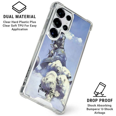 Sliver Warrior by Frazetta Galaxy S25 Ultra Clear Case